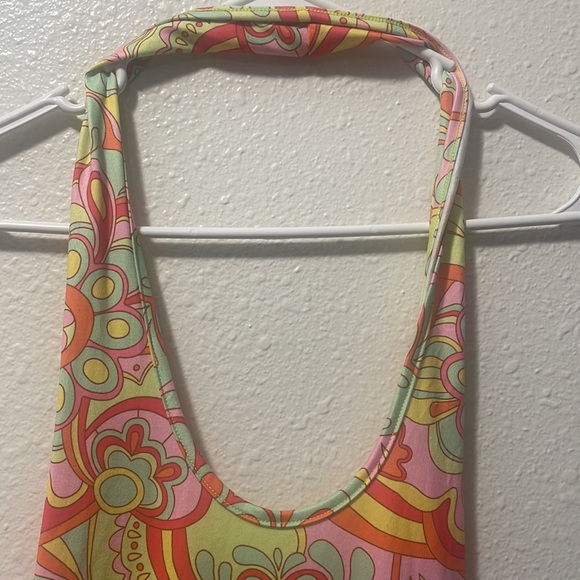 Hippie Flower Power Dress Halloween Costume Party - Picture 3 of 3